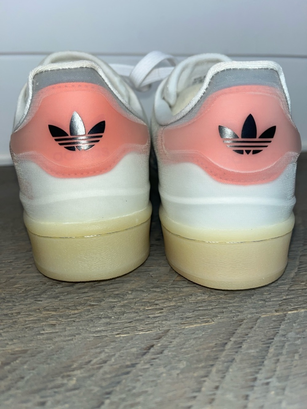 Adidas Superstar Futureshell 'White Semi Solar Red' - Men's 5.5 Women's 7 - Picture 6 of 8